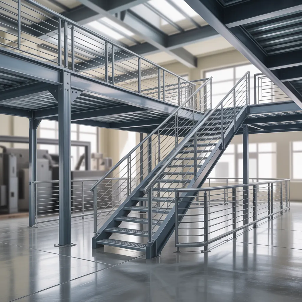 Mezanino metálico para otimização de espaço em São Paulo